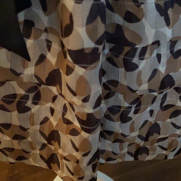 Bcbg silk animal print cocktail dress size 4 - Picture 8 of 13